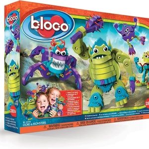Bloco Toys Ogre & Monsters Building Construction Set 250+ Pieces STEM Toy